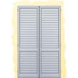 Persiana porta orientabile