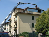 Rifacimento del tetto di una veranda Rifacimento del tetto di una veranda